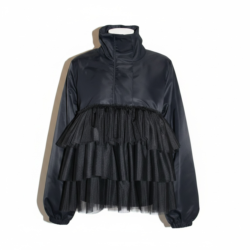 volume tulle jacket